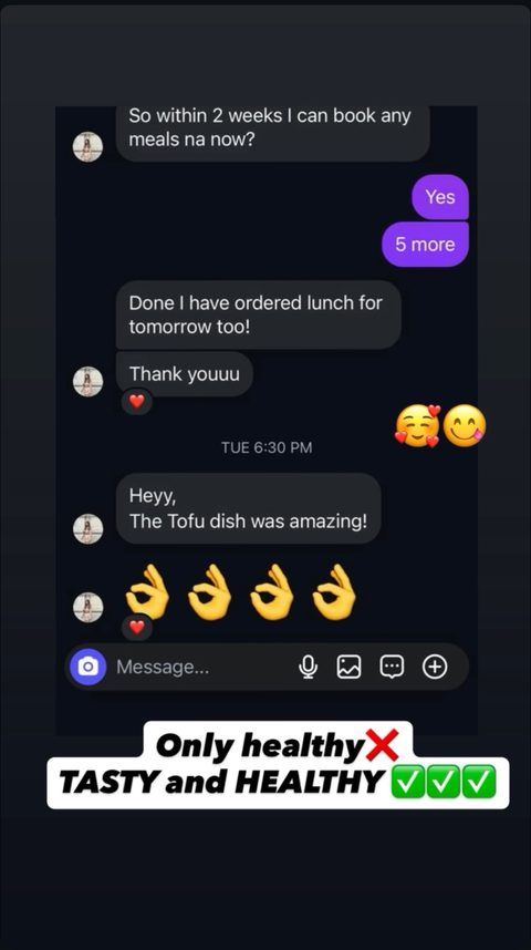 500Kcal.fit customer testimonial screenshot