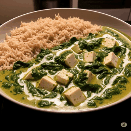 Palak Paneer Bowl (Muscle Gain)
