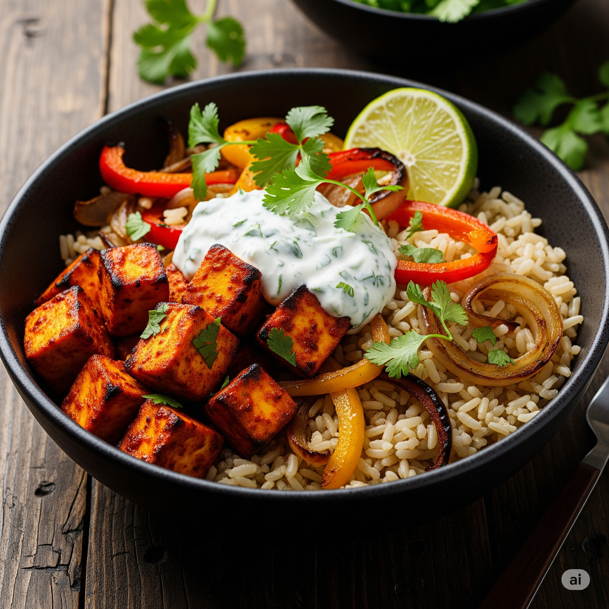Paneer Tikka Bowl (Muscle Gain)