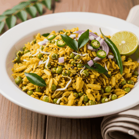 Sprouted Moong Poha (Weight Loss)