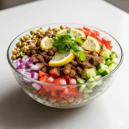 Moong-Chana Chaat Salad (Weight Loss)