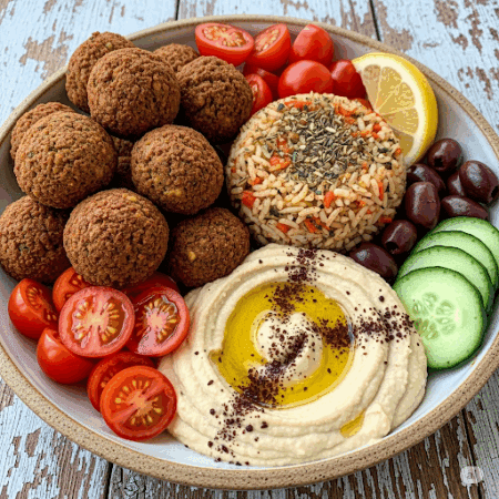 Falafel Rice Bowl (Muscle Gain)