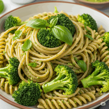 Basil Broccoli Pasta (Muscle Gain)